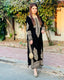 Black Salwar Suit in Velvet with Embroidery and Sequence Work ClothsVilla.com