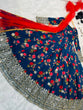 Load image into Gallery viewer, Blue Color Floral Printed Embroidery Work Designer Gown Clothsvilla