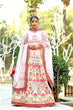 Load image into Gallery viewer, Blushing Peach Silk Sequnis Embroiderey Lehenga Choli ClothsVilla