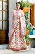 Load image into Gallery viewer, Blushing Peach Silk Sequnis Embroiderey Lehenga Choli ClothsVilla