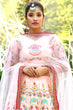 Load image into Gallery viewer, Blushing Peach Silk Sequnis Embroiderey Lehenga Choli ClothsVilla