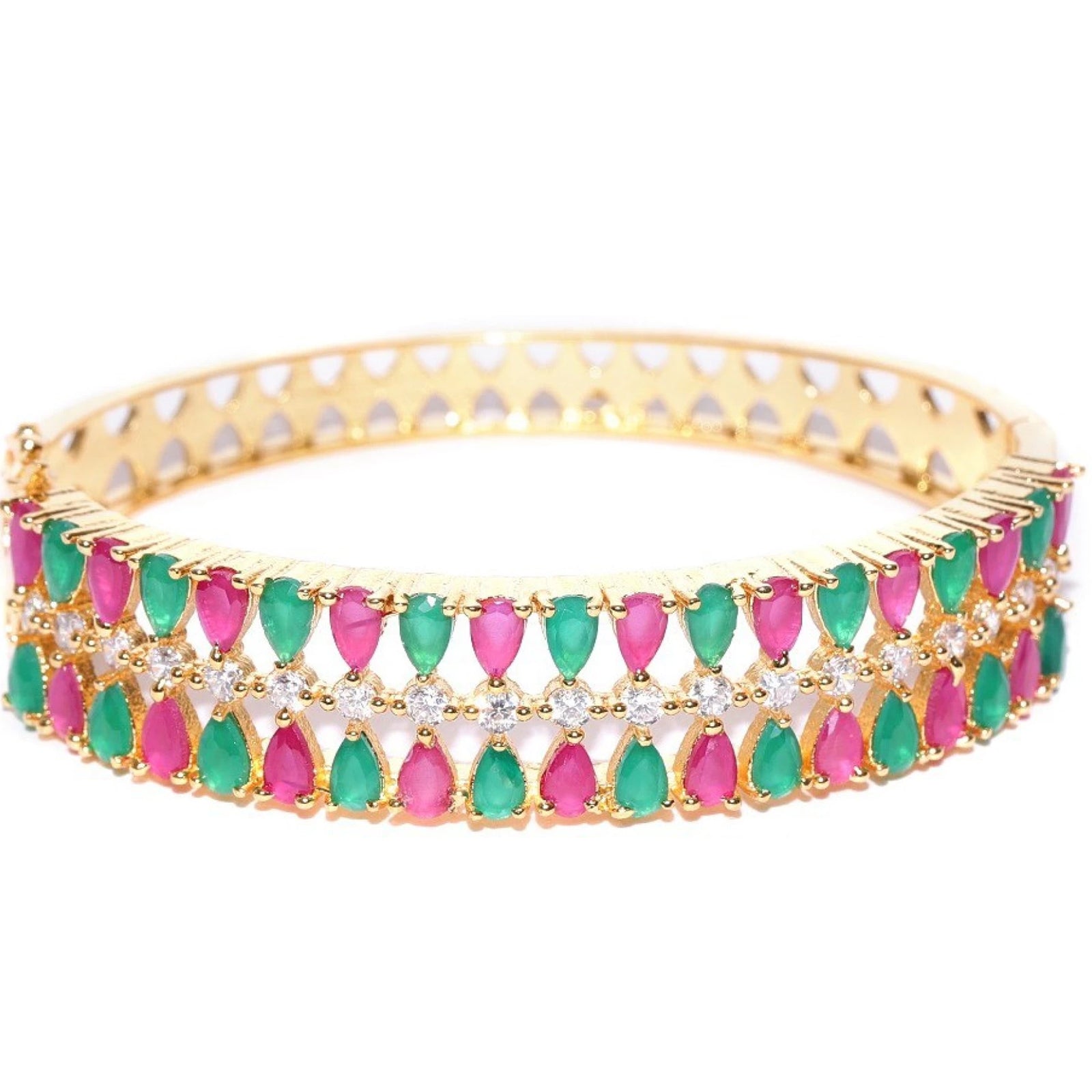Brass Diamond Gold plated Bracelet ClothsVilla