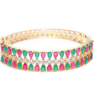 Brass Diamond Gold plated Bracelet ClothsVilla