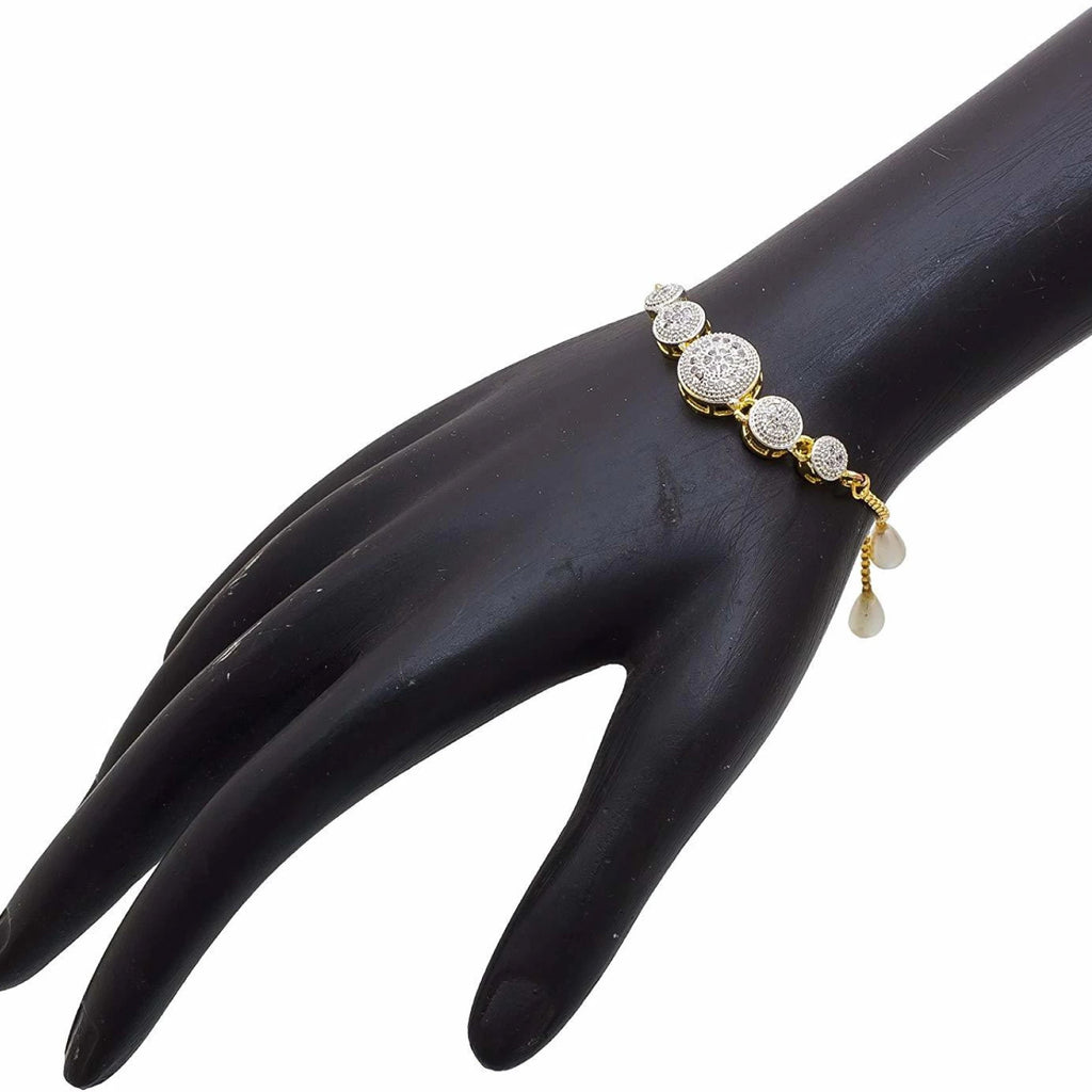 Brass Diamond Gold-plated Bracelet ClothsVilla