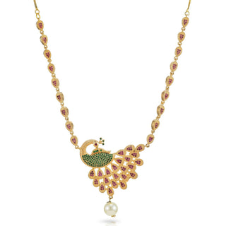 Brass Jewel Set (Multicolor) ClothsVilla