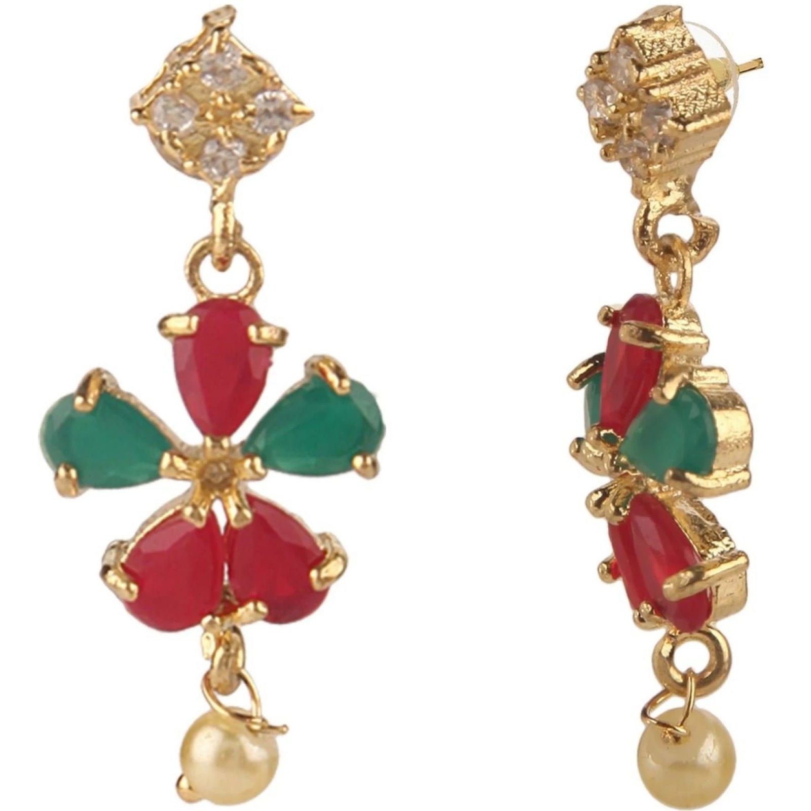 Brass Jewel Set (Multicolor) ClothsVilla