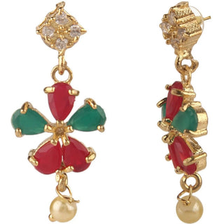 Brass Jewel Set (Multicolor) ClothsVilla