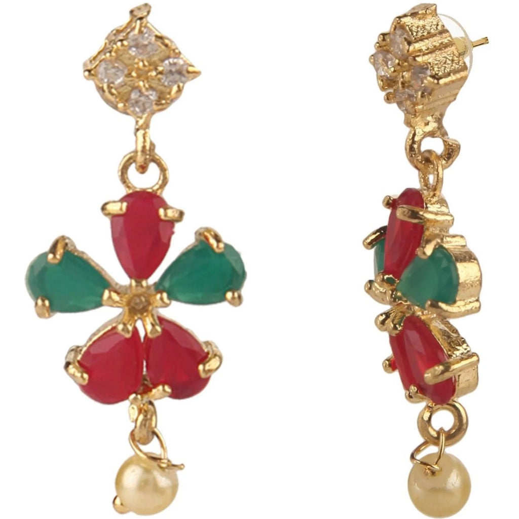 Brass Jewel Set (Multicolor) ClothsVilla