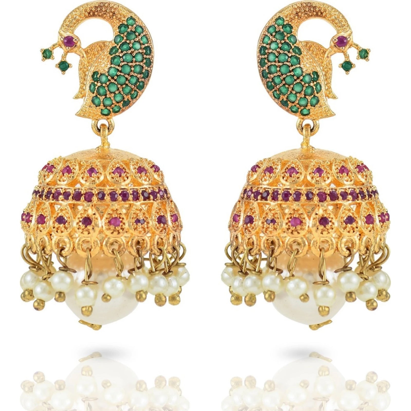 Brass Jewel Set (Multicolor) ClothsVilla
