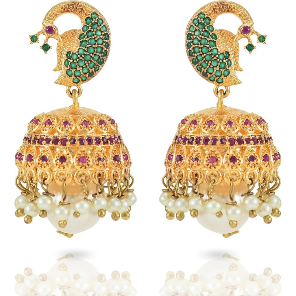 Brass Jewel Set (Multicolor) ClothsVilla