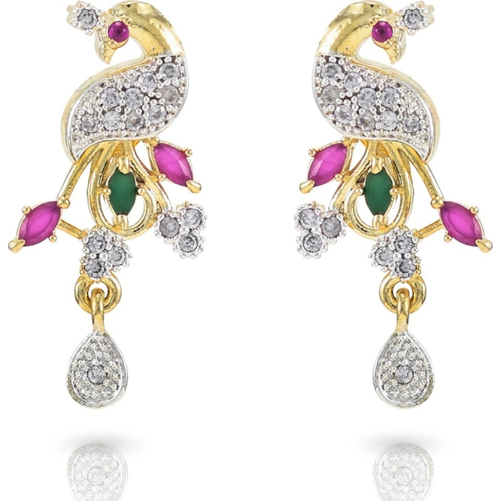 Brass Jewel Set (Multicolor) ClothsVilla