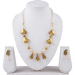 Load image into Gallery viewer, Brass Jewel Set (White and Gold) ClothsVilla