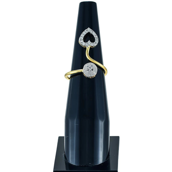 Brass Jewel Set (White, Gold) ClothsVilla
