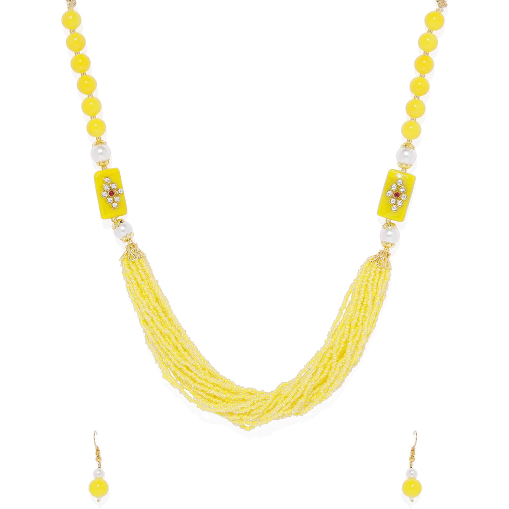 Brass Jewel Set (Yellow) ClothsVilla