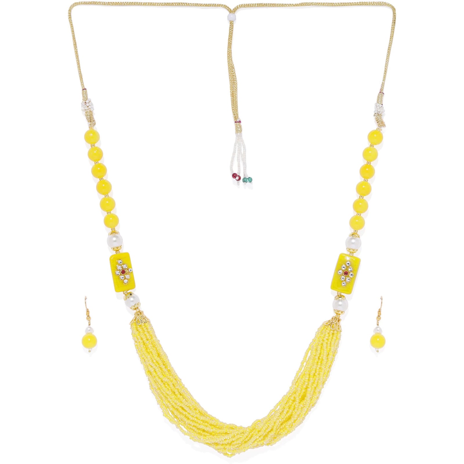 Brass Jewel Set (Yellow) ClothsVilla