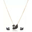 Brass Jewel Set (Black, Gold) ClothsVilla