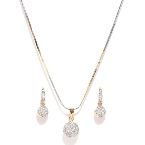 Brass Jewel Set (Gold, Silver) ClothsVilla Main image