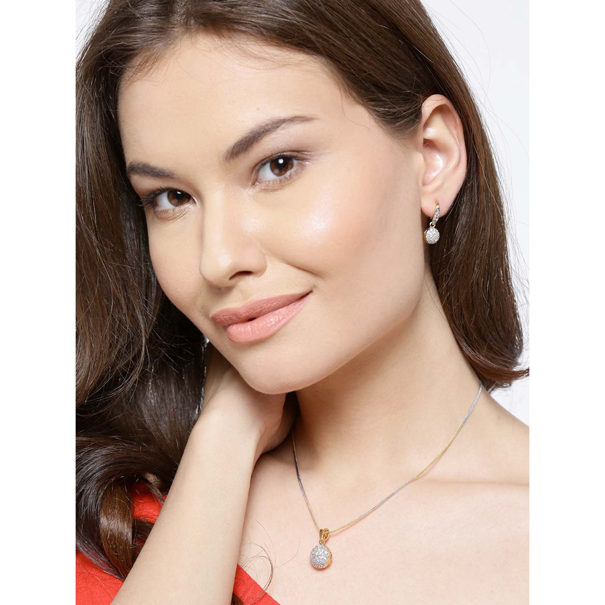 Brass Jewel Set (Gold, Silver) ClothsVilla