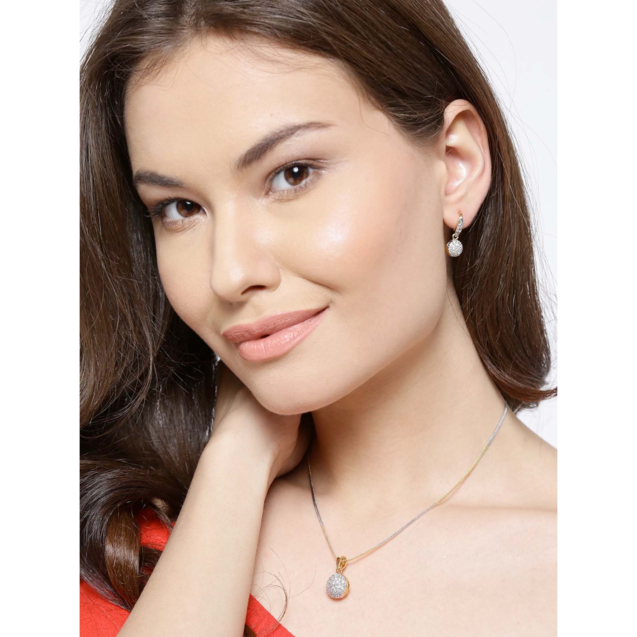 Brass Jewel Set (Gold, Silver) ClothsVilla