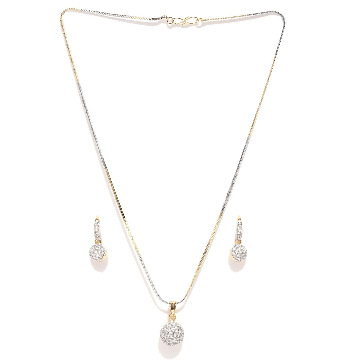 Brass Jewel Set (Gold, Silver) ClothsVilla