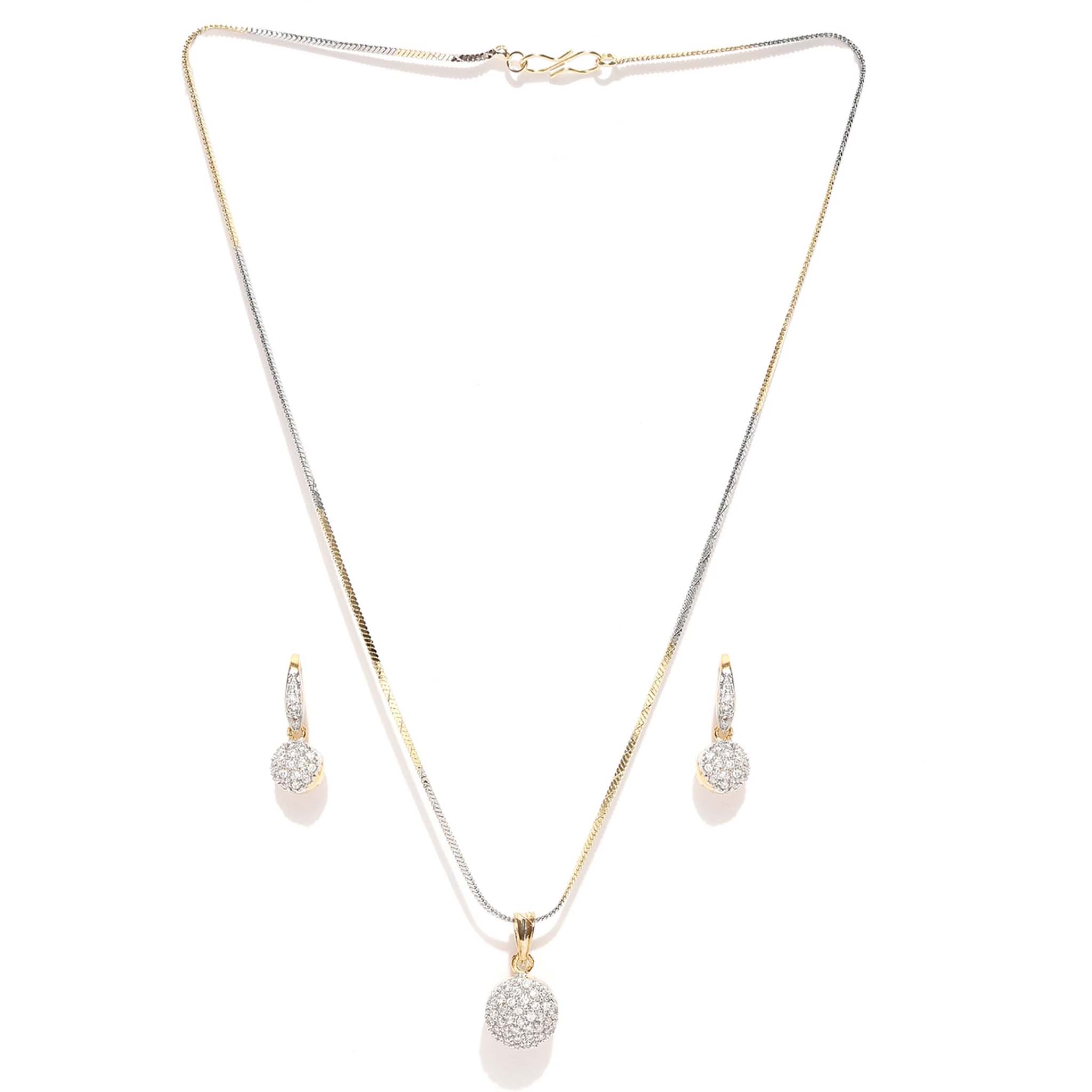 Brass Jewel Set (Gold, Silver) ClothsVilla