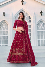 Load image into Gallery viewer, Deep Pink Bridesmaid Bollywood Style Wholesale Party Wear Lehenga Choli ClothsVilla.com