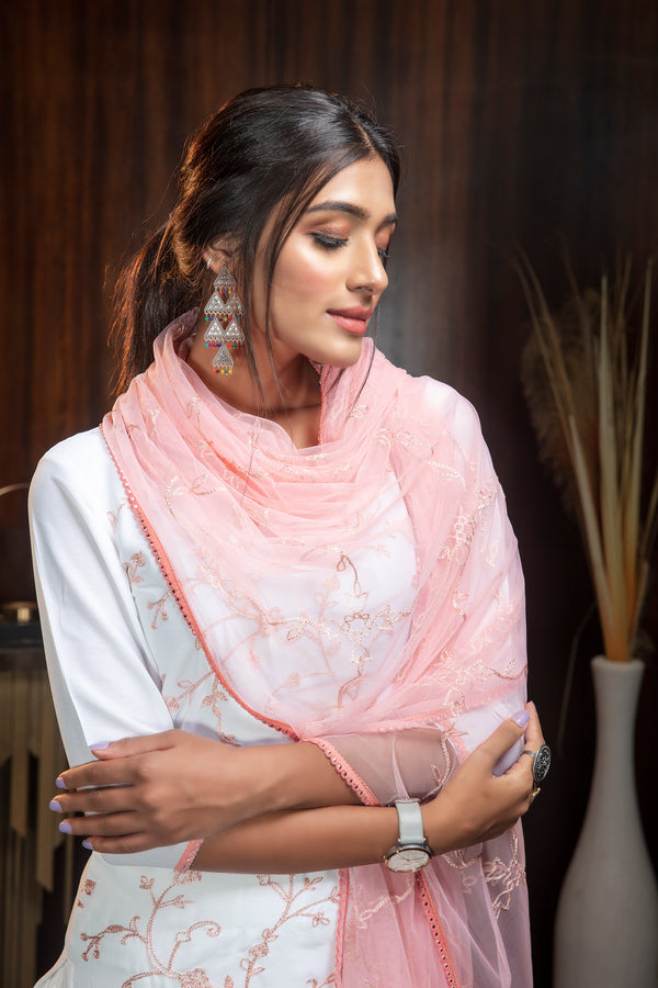 Brilliant Pink Color Georgette Designer Palazzo Salwar Suit ClothsVilla