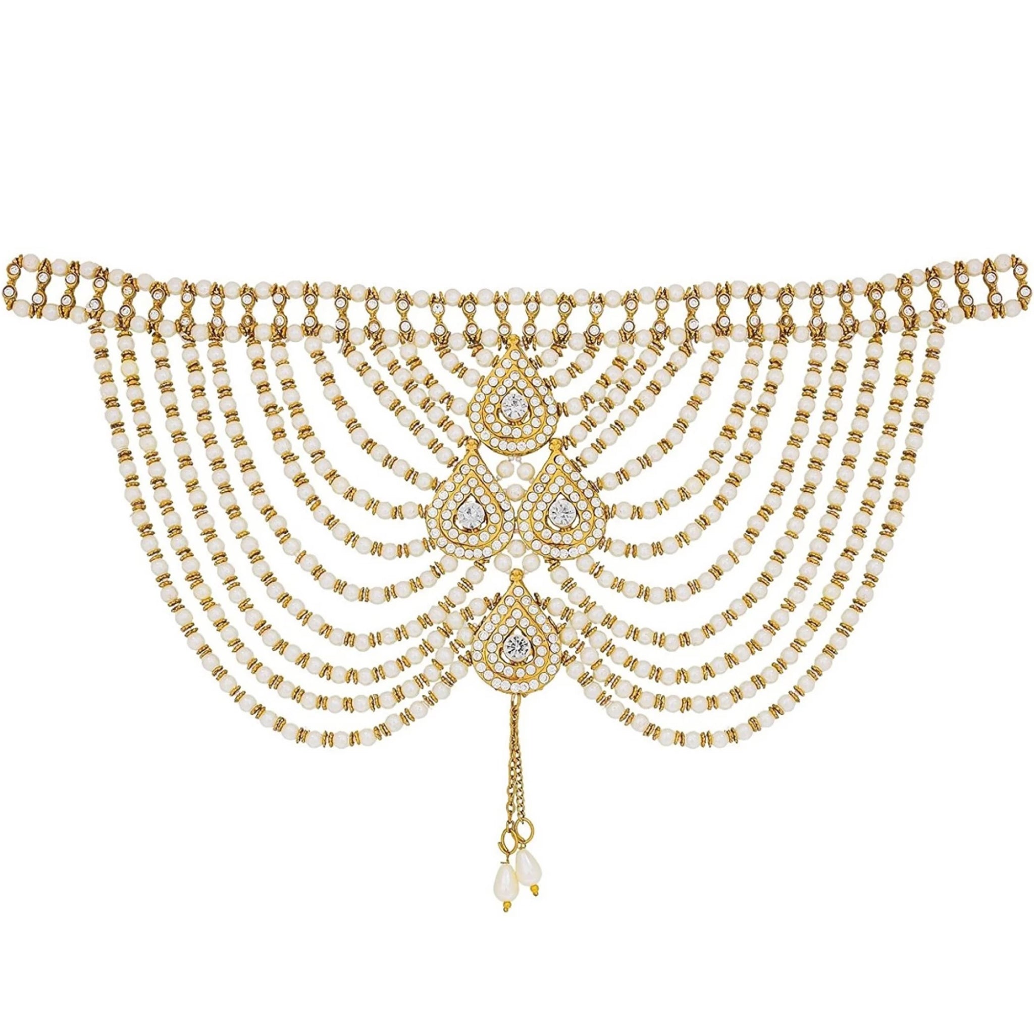 Brooch (White, Gold) ClothsVilla Main image
