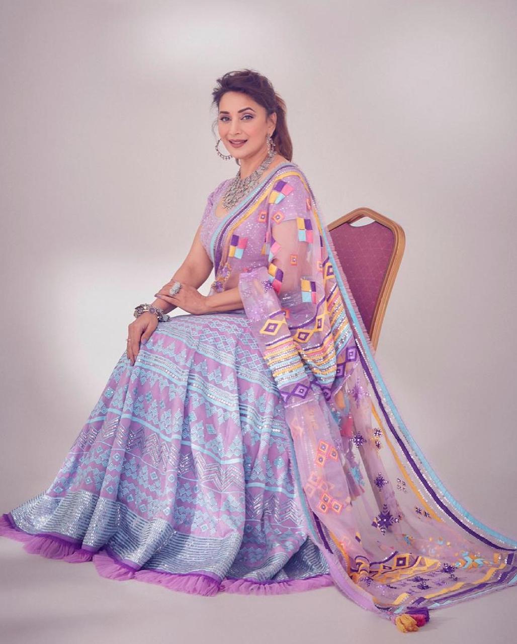 Purple Color Bollywood Lehenga Choli with Heavy Embroidery work ClothsVilla