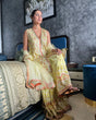 Load image into Gallery viewer, Celebrity Wear Yellow Color Sequence Work Sharara Suit Clothsvilla