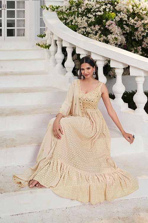 Latest Designer Embroidered Stitched Exclusive Salwar Palazzo Collection ClothsVilla.com