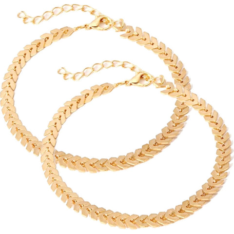 Classic Anklet Payal for women & Girls Brass Anklet ClothsVilla Main image