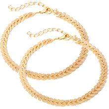Load image into Gallery viewer, Classic Anklet Payal for women &amp; Girls Brass Anklet ClothsVilla