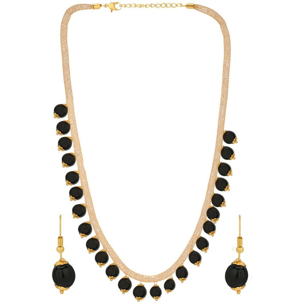 Copper Jewel Set (Black, White) ClothsVilla
