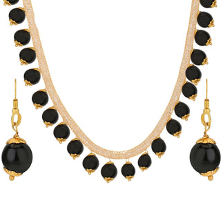 Copper Jewel Set (Black, White) ClothsVilla