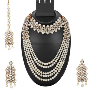 Copper Jewel Set (White) ClothsVilla