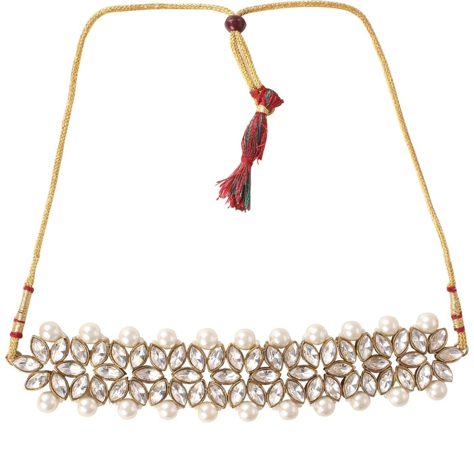Copper Jewel Set (White) ClothsVilla