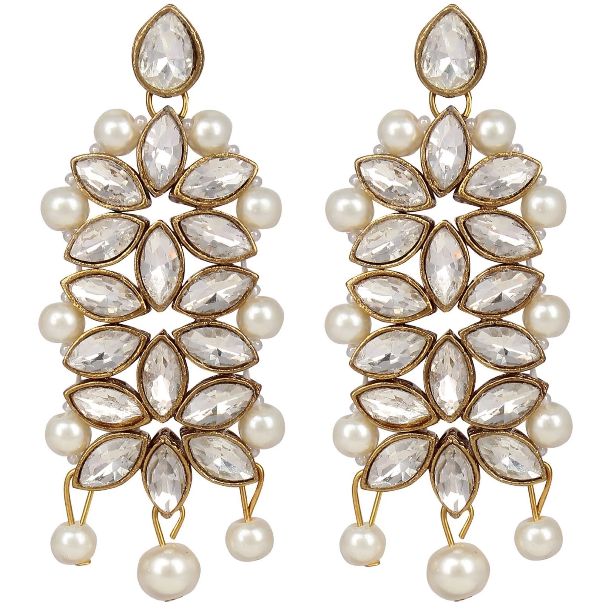 Copper Jewel Set (White) ClothsVilla