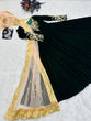 Load image into Gallery viewer, Dark Green Anarkali Gown in Velvet with Embroidery Work ClothsVilla