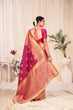 Load image into Gallery viewer, Dark Pink Festive Wear Woven Banarasi Silk Saree ClothsVilla