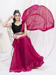 Load image into Gallery viewer, Deep Rani Pink Pre-Stitched Blended Silk Saree ClothsVilla