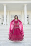 Deep Pink Color Gota Patti Work Designer Lehenga Suit Clothsvilla