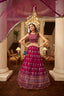 Deep Pink Lehenga With Gota Patti With Sequince Tread Embroidery Work Lehenga Choli Wearing For Wedding And Party Wear Lehenga For Women ClothsVilla