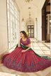 Load image into Gallery viewer, Deep Pink Georgette Thread With Sequince Embroidered Lehenga Choli ClothsVilla.com