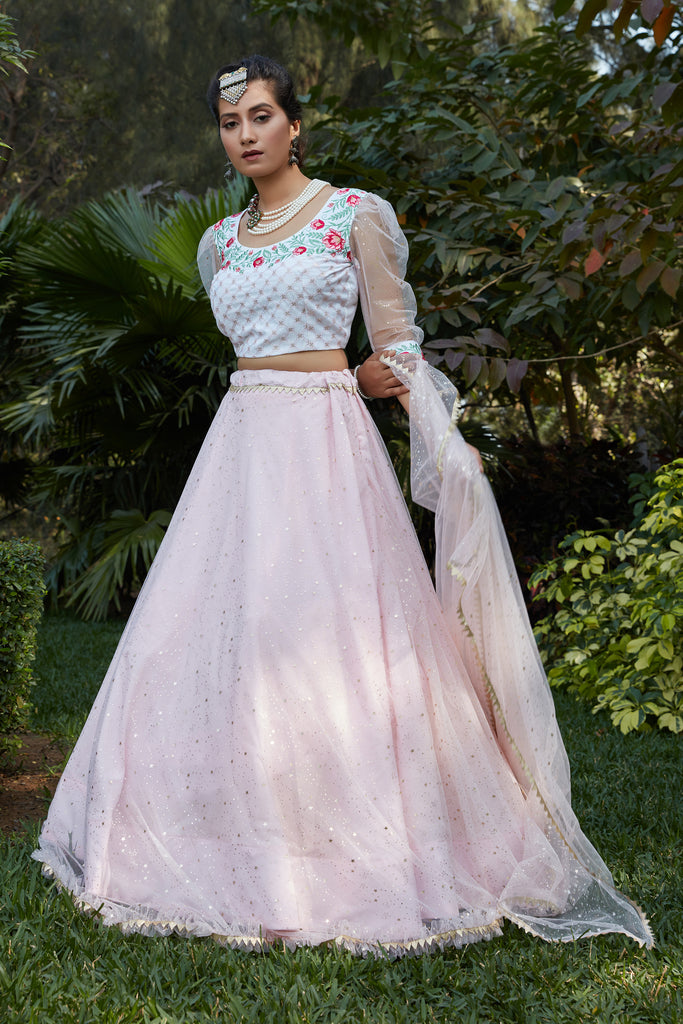 Indian Designer Light Pink lehenga choli for Women Wedding and Party Wear  Bollywood lengha with Dupatta - sethnik.com