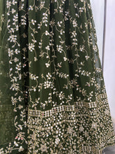 Load image into Gallery viewer, Designer Green Georgette lehenga Choli For Women Clothsvilla