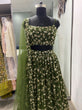 Load image into Gallery viewer, Designer Green Georgette lehenga Choli For Women Clothsvilla