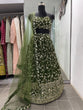 Load image into Gallery viewer, Designer Green Georgette lehenga Choli For Women Clothsvilla