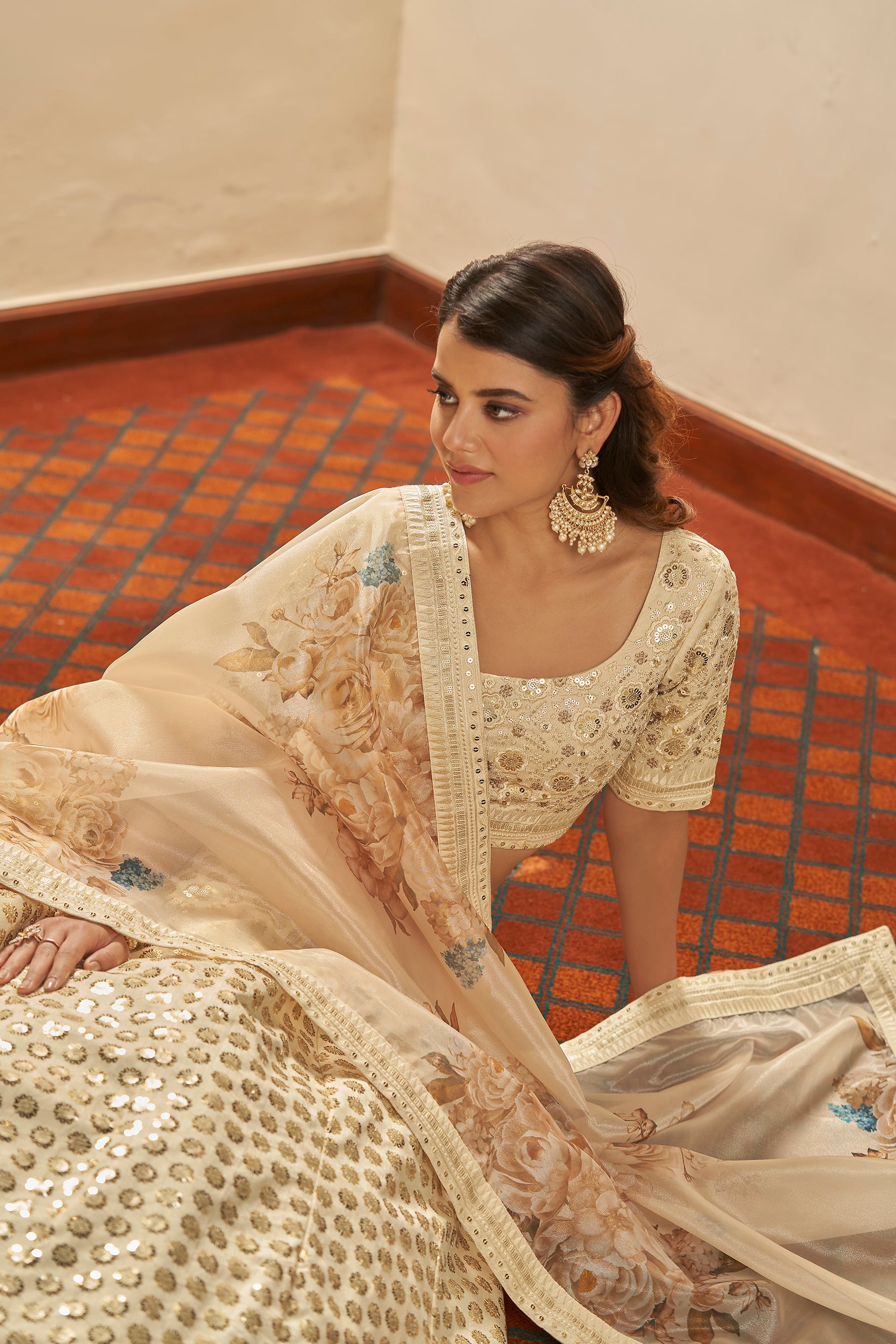 Designer Lehenga Choli For Women Bridesmaid Dresses Indian Bridal Outfit Bride Chaniya Choli Wedding Lehenga Choli Party Wear Lehenga Choli ClothsVilla