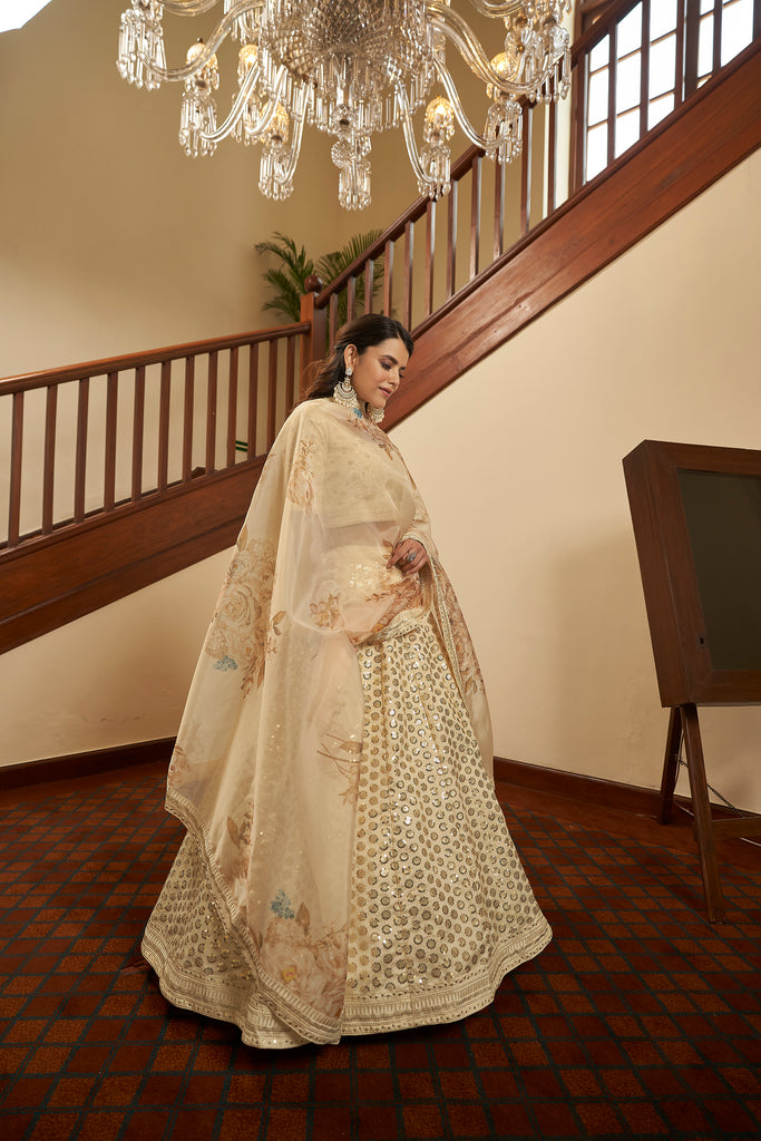 Black With Digital Print Work Designer Lehenga Choli For Women, Indian  Wedding Lehenga Choli, Ready To Wear Lehenga Blouse – Women Traditional Wear